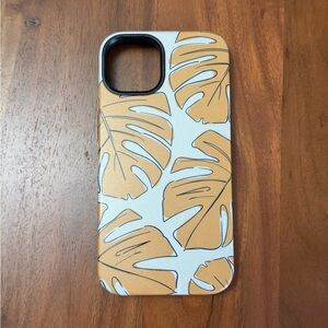 CASELY Bold + MagSafe iPhone 13 Phone Case - Island Time -Tropical Leaves Floral